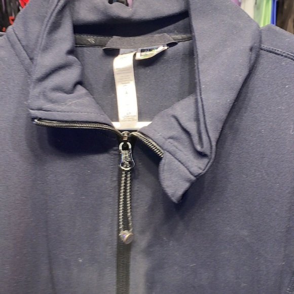 Black Ladies DIADORA hoodie zipper sweater great shape activewear size S/P - Picture 4 of 7